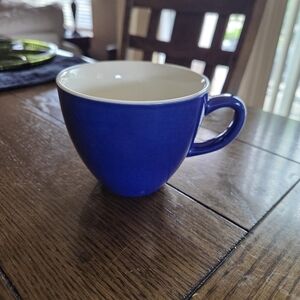 Creature Cup Blue With White Interior Mug With A 3D Frog Hiding Inside